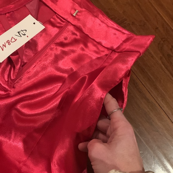 NWT D&M Satin Flare Leg Dress Pants - Picture 6 of 7